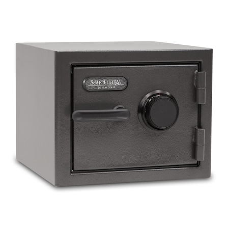 Sanctuary Diamond 0.79 Cu Ft Fireproof/Waterproof Home & Office Safe, Combination Lock, Dark Gray Hammertone SA-DIA1-COM-DP